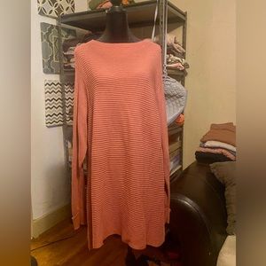 LOGO by Lori Goldstein Ribbed Tunic Sweater 🍂❤️🍂☃️🥳❤️🍂❄️🤎